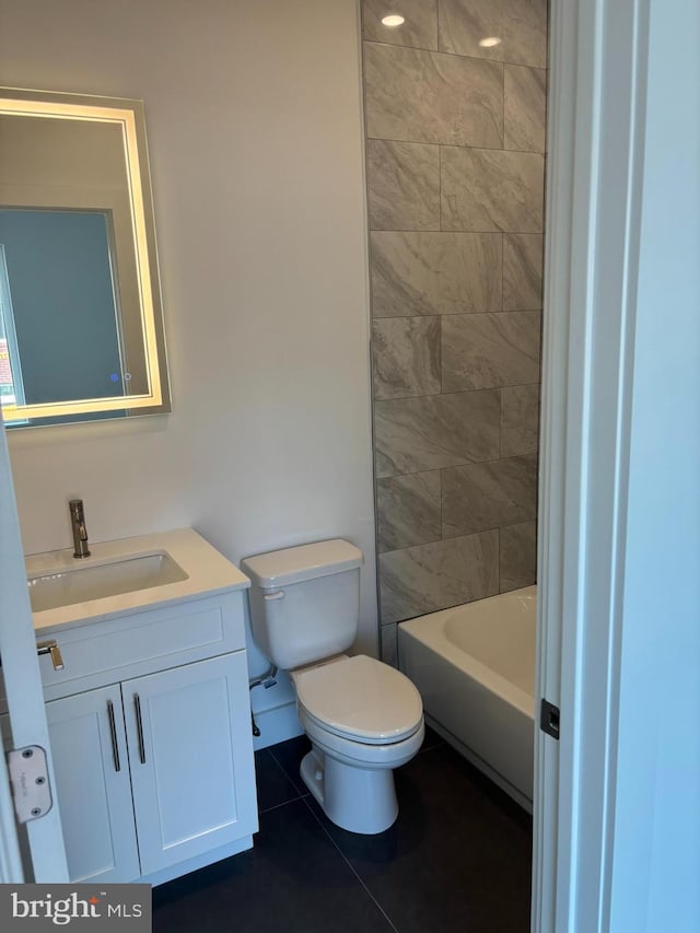 2209 N 7th St, Philadelphia, PA 19133 - full bath with vanity, tile patterned flooring, and shower / bathtub combination