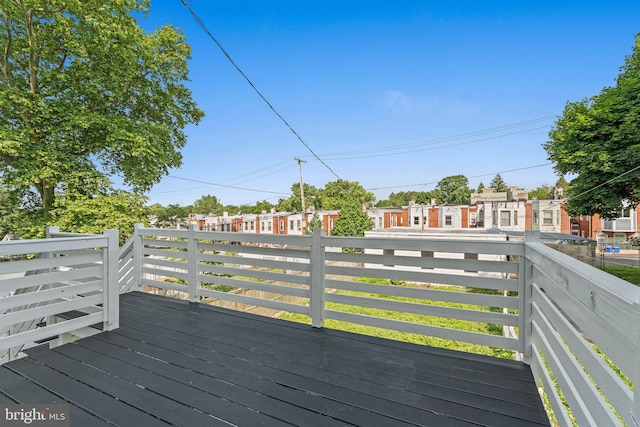 13 W Upsal St, Philadelphia, PA 19119 - deck featuring a residential view