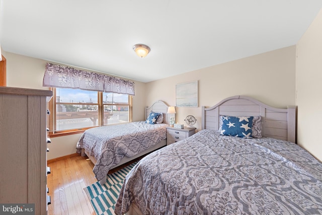 6203 Long Beach Blvd, Long Beach Township, NJ 08008 - bedroom featuring hardwood / wood-style floors and baseboards