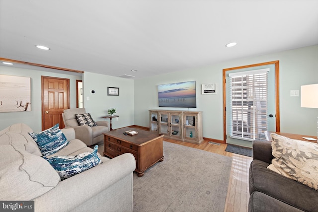 6203 Long Beach Blvd, Long Beach Township, NJ 08008 - living room with light wood-style floors and recessed lighting