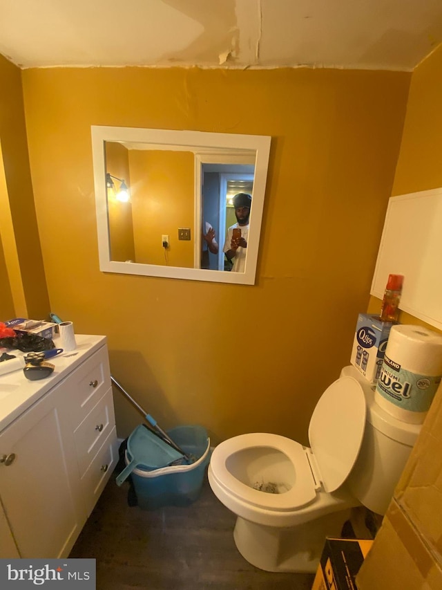 3104 S Battlebridge Dr, North Chesterfield, VA 23224 - bathroom featuring vanity and wood finished floors