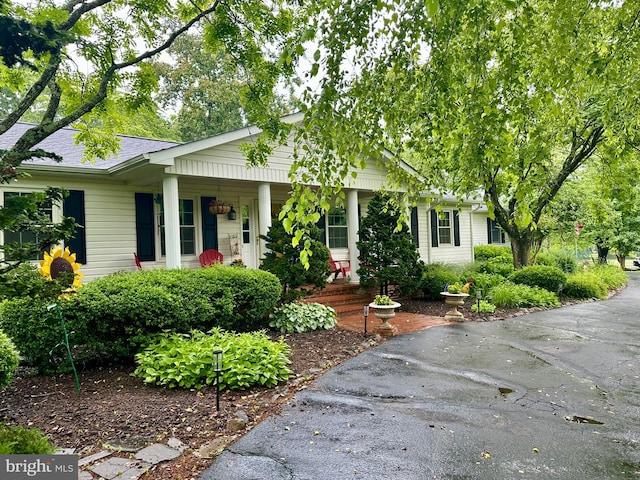 10095 Fox Hound Dr, Nokesville, VA 20181 - bungalow-style home featuring covered porch and a shingled roof