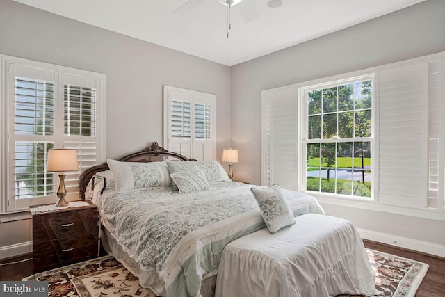 1506 White Tail Deer Ct, Annapolis, MD 21409 - bedroom featuring wood finished floors and ceiling fan