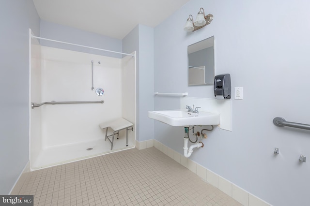 380 Fowser Rd, Millville, NJ 08332 - bathroom with a shower and tile patterned floors
