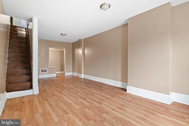 2732 W Sterner St, Philadelphia, PA 19132 - unfurnished room featuring light wood-style floors and stairway