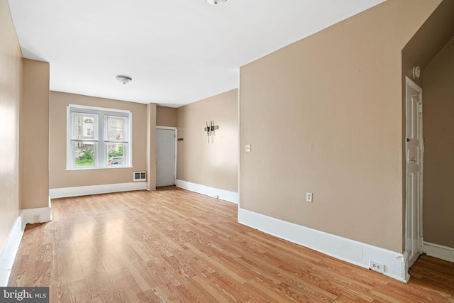 2732 W Sterner St, Philadelphia, PA 19132 - spare room with light wood finished floors and baseboards