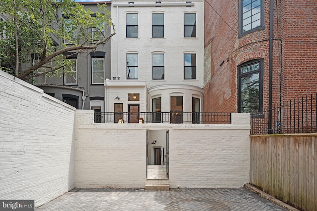 1834 16th St NW, Washington, DC 20009 - rear view of house with brick siding