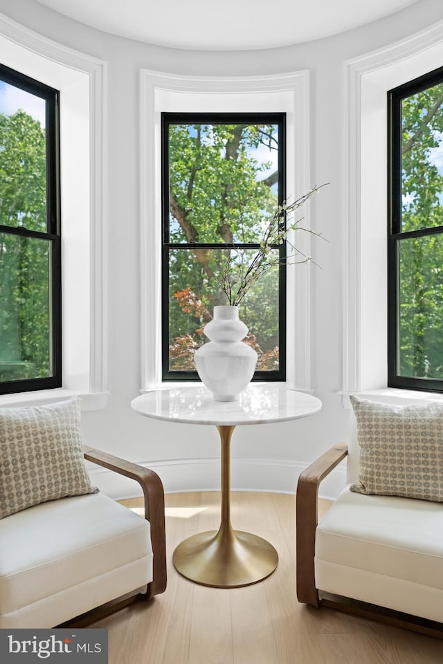 1834 16th St NW, Washington, DC 20009 - sitting room featuring healthy amount of natural light and wood finished floors