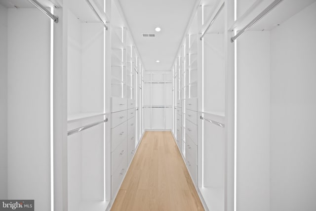 1834 16th St NW, Washington, DC 20009 - walk in closet featuring light wood-type flooring