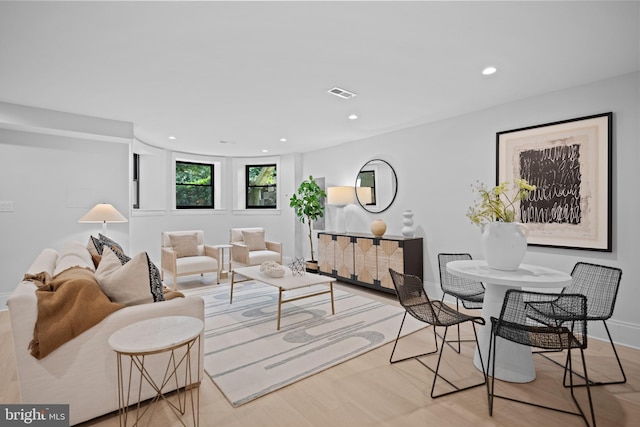 1834 16th St NW, Washington, DC 20009 - living area with recessed lighting and wood finished floors