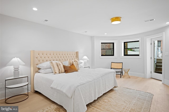 1834 16th St NW, Washington, DC 20009 - bedroom featuring wood finished floors and recessed lighting