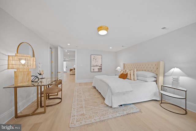 1834 16th St NW, Washington, DC 20009 - bedroom featuring wood finished floors and recessed lighting