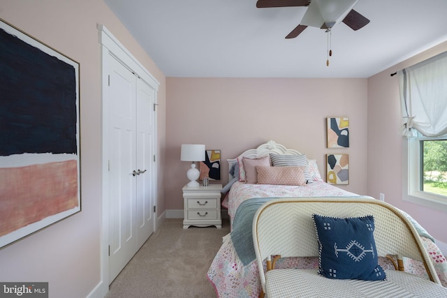 23 Old, Banks, Fredericksburg, VA 22406 - carpeted bedroom featuring a ceiling fan and baseboards