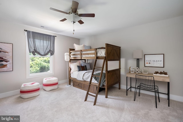 23 Old, Banks, Fredericksburg, VA 22406 - carpeted bedroom with baseboards and ceiling fan