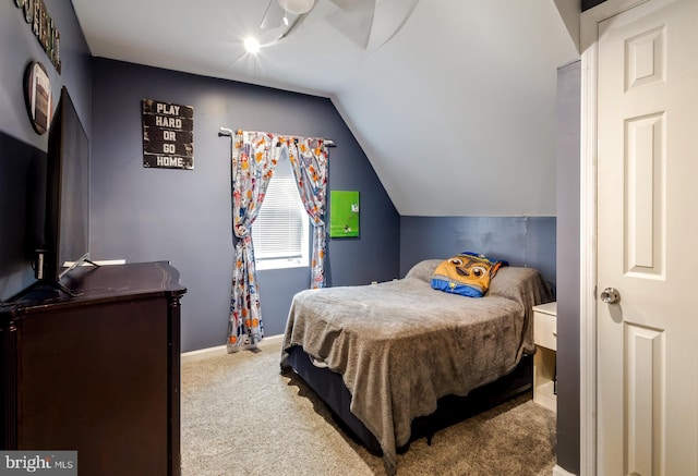 107 Philmar Ave, Cherry Hill, NJ 08003 - bedroom featuring carpet floors and lofted ceiling