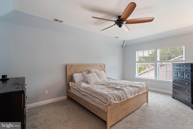 136 Tiller Ave, Manahawkin, NJ 08050 - bedroom with light colored carpet and ceiling fan