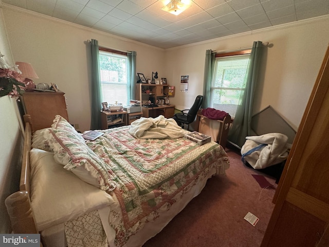 7819 Mentzer Gap Rd, Waynesboro, PA 17268 - carpeted bedroom featuring ornamental molding