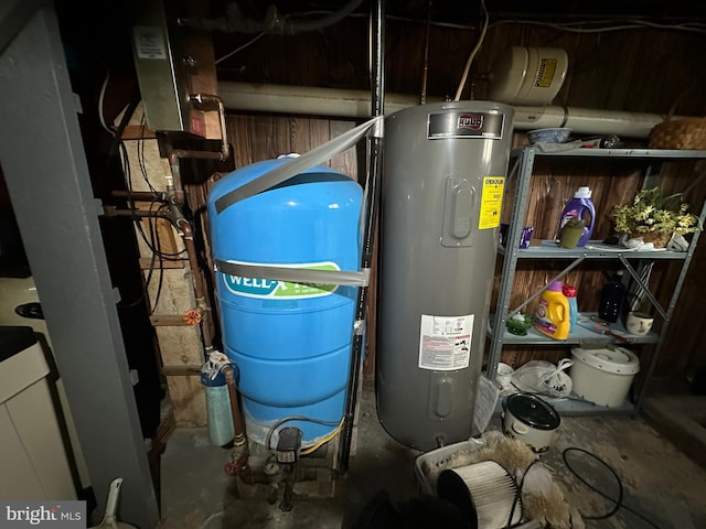 7819 Mentzer Gap Rd, Waynesboro, PA 17268 - utility room with electric water heater