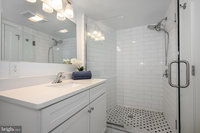 770 Fairview Ave Unit 770D, Annapolis, MD 21403 - bathroom with a stall shower and vanity