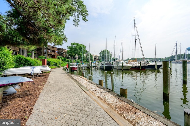 770 Fairview Ave Unit 770D, Annapolis, MD 21403 - dock featuring a water view