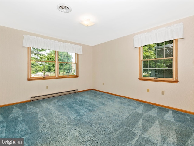 6505 Morningside Ct, Middletown, MD 21769 - carpeted spare room with baseboard heating and baseboards