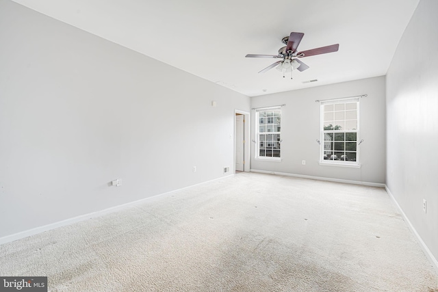9711 Handerson Pl Unit 206, Manassas Park, VA 20111 - unfurnished room with a ceiling fan and carpet floors