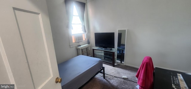 2308 W Mosher St, Baltimore, MD 21216 - carpeted bedroom featuring baseboards and cooling unit