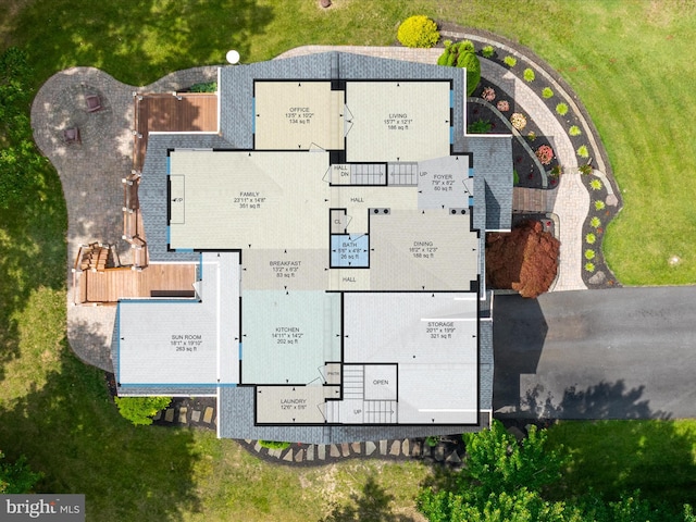 1015 S Creek View Ct, Churchton, MD 20733 - view of floor plan / room layout