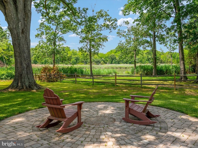1015 S Creek View Ct, Churchton, MD 20733 - fenced backyard featuring a patio area