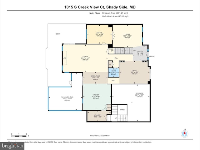 1015 S Creek View Ct, Churchton, MD 20733 - view of room layout