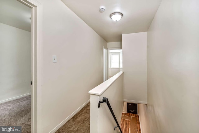2750 N 28th St, Philadelphia, PA 19132 - stairs featuring carpet floors and baseboards