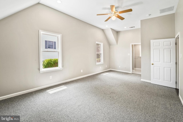 51 E Ann Rd, Broomall, PA 19008 - unfurnished bedroom featuring carpet, lofted ceiling, and recessed lighting