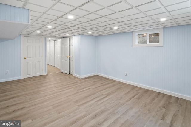 51 E Ann Rd, Broomall, PA 19008 - finished basement with baseboards and light wood-type flooring
