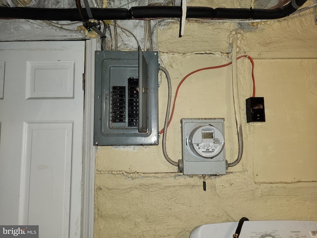 3137 Oakford Ave, Baltimore, MD 21215 - utility room with electric panel and electric meter