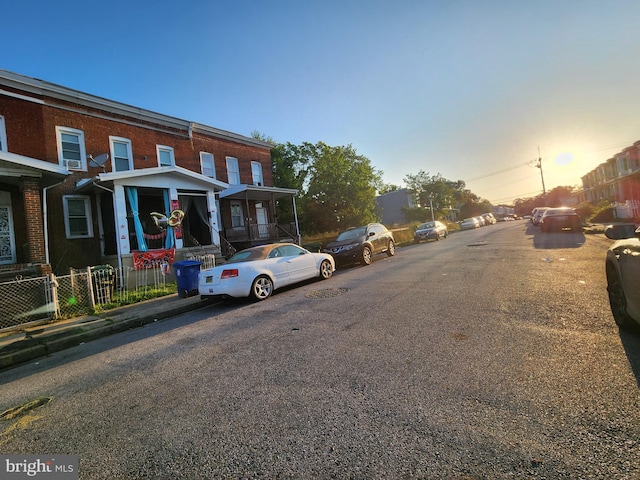 3137 Oakford Ave, Baltimore, MD 21215 - view of asphalt road with curbs
