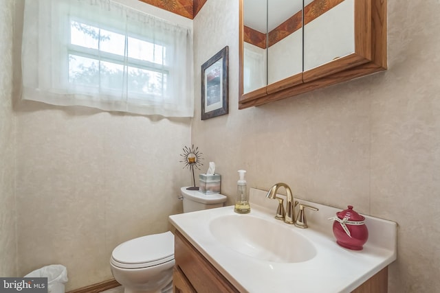 2303 Mulberry Ln, Lafayette Hill, PA 19444 - half bath with vanity and toilet