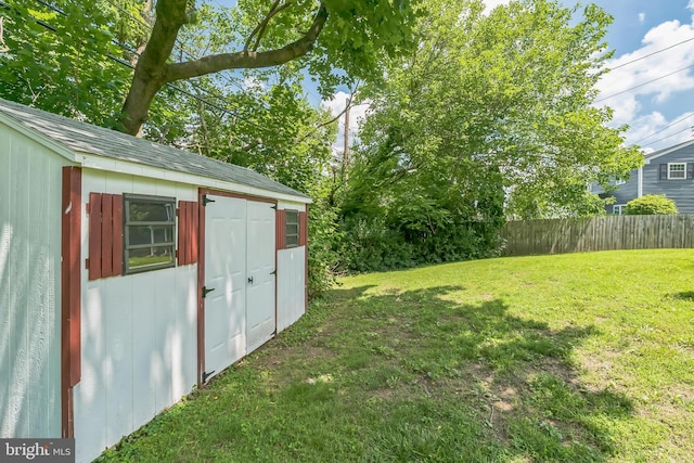 2303 Mulberry Ln, Lafayette Hill, PA 19444 - view of yard featuring a storage shed