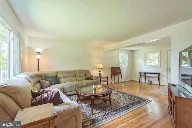 2303 Mulberry Ln, Lafayette Hill, PA 19444 - living room with light wood-type flooring