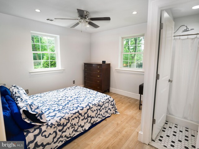 319 W Conestoga Rd, Devon, PA 19333 - bedroom featuring wood finished floors, recessed lighting, and a ceiling fan