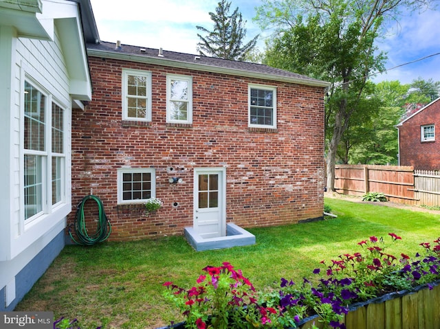 319 W Conestoga Rd, Devon, PA 19333 - rear view of house featuring brick siding and entry steps