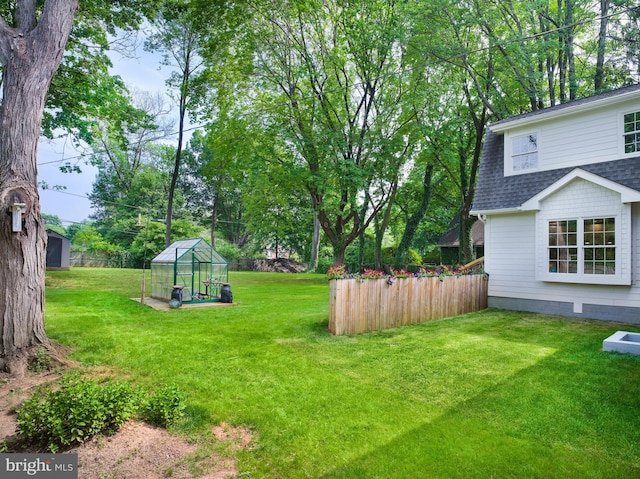 319 W Conestoga Rd, Devon, PA 19333 - view of yard with a greenhouse and an outdoor structure