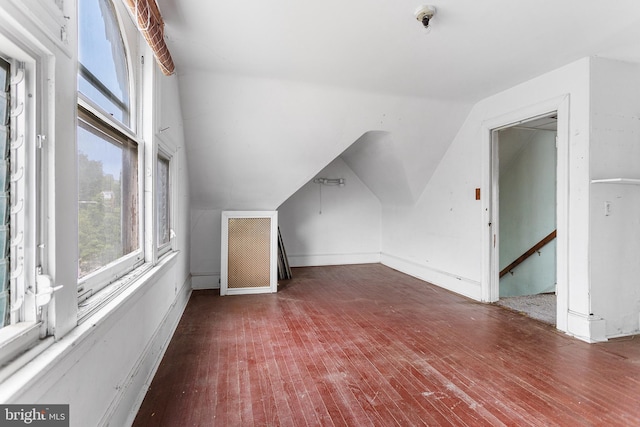 29 N Maple Ave, Lansdowne, PA 19050 - additional living space with vaulted ceiling and wood finished floors