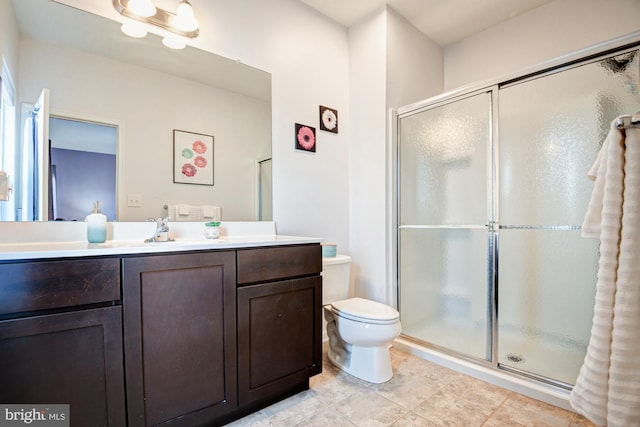 1814 S Pollock Way, Middletown, DE 19709 - bathroom featuring vanity and a stall shower