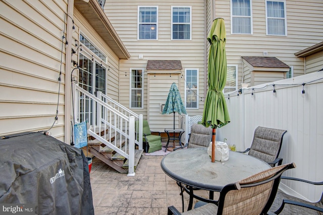 1814 S Pollock Way, Middletown, DE 19709 - view of patio / terrace with a grill and entry steps