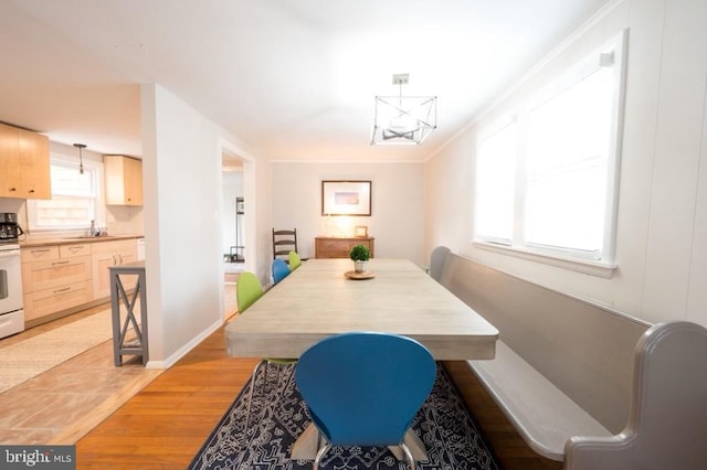 6 W 11th St, Barnegat Light, NJ 08006 - dining room featuring light wood-type flooring