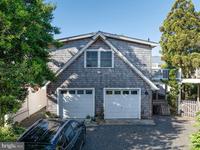 6 W 11th St, Barnegat Light, NJ 08006 - view of front of house with a garage and driveway