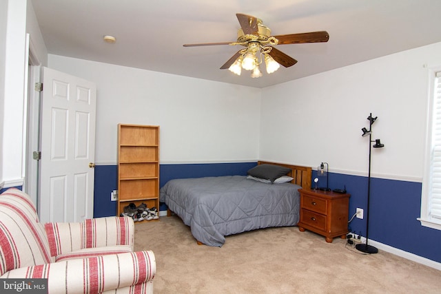 5997 Florey Rd, Hanover, MD 21076 - bedroom featuring carpet floors and a ceiling fan