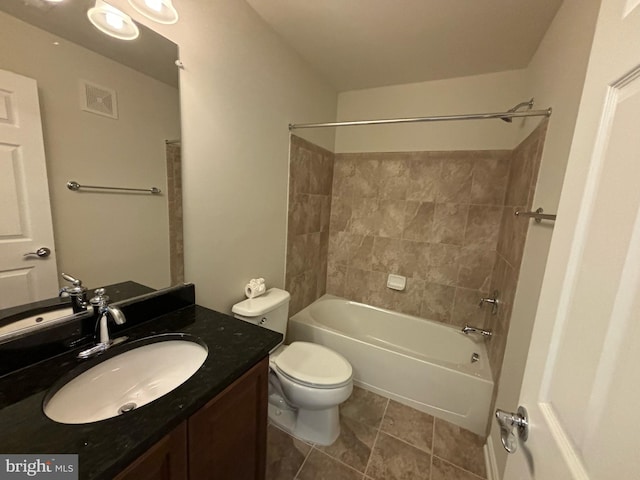3052 Rittenhouse Cir Unit 52, Fairfax, VA 22031 - bathroom with vanity, bathtub / shower combination, and tile patterned flooring