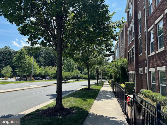 3052 Rittenhouse Cir Unit 52, Fairfax, VA 22031 - view of asphalt road with street lighting and sidewalks