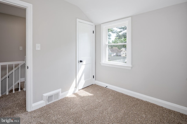 8207 Rockdale Ave, Baltimore, MD 21244 - carpeted spare room with vaulted ceiling and baseboards